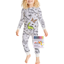 Carica l&#39;immagine nel visualizzatore di Gallery, Pigiama Doodle Dream -Dinosauri - Ozerty
