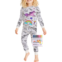 Carica l&#39;immagine nel visualizzatore di Gallery, Pigiama Doodle Dream -Cavallo incantato - Ozerty
