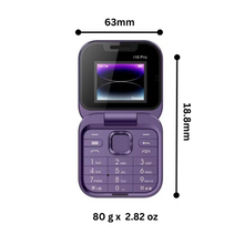 Carica l&#39;immagine nel visualizzatore di Gallery, Telefono cellulare pieghevole Dual Sim piccolo  - Ozerty
