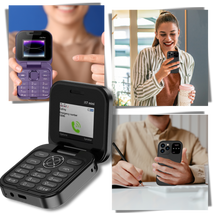 Carica l&#39;immagine nel visualizzatore di Gallery, Telefono cellulare pieghevole Dual Sim piccolo  - Ozerty
