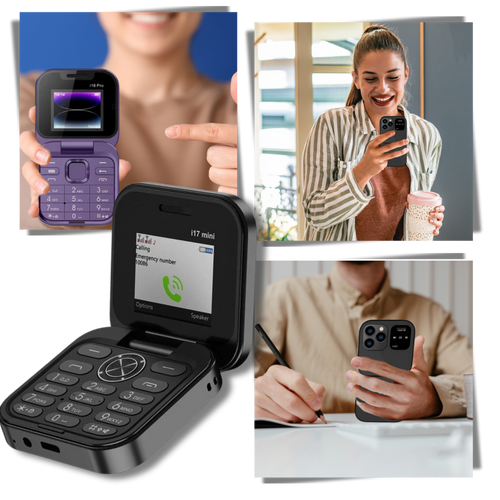 Telefono cellulare pieghevole Dual Sim piccolo  - Ozerty