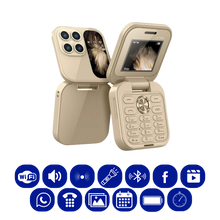 Carica l&#39;immagine nel visualizzatore di Gallery, Telefono cellulare pieghevole Dual Sim piccolo  - Ozerty
