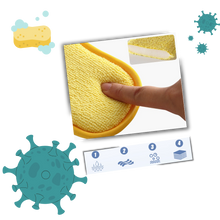 Carica l&#39;immagine nel visualizzatore di Gallery, Spugna per piatti riutilizzabile e durevole - Ozerty
