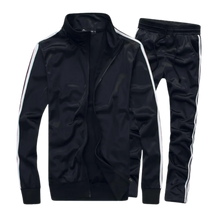 Carica l&#39;immagine nel visualizzatore di Gallery, Tuta da ginnastica dinamica da uomo -Nero/MNero/LNero/XLNero/XXLNero/3XLNero/4XLNero/5XL - Ozerty
