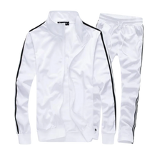 Carica l&#39;immagine nel visualizzatore di Gallery, Tuta da ginnastica dinamica da uomo -Bianco/MBianco/LBianco/XLBianco/XXLBianco/3XLBianco/4XLBianco/5XL - Ozerty
