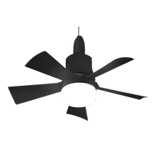 Carica l&#39;immagine nel visualizzatore di Gallery, Lampada per ventilatore con zoccolo E27 -Nero - Ozerty
