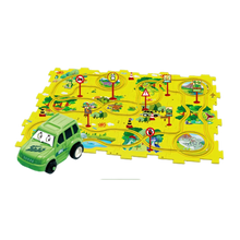 Carica l&#39;immagine nel visualizzatore di Gallery, Set di piste educative per auto elettriche -Dinosauro/25 Pezzi - Ozerty
