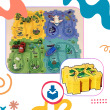 Carica l&#39;immagine nel visualizzatore di Gallery, Set di piste educative per auto elettriche - Ozerty
