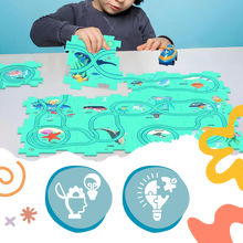 Carica l&#39;immagine nel visualizzatore di Gallery, Set di piste educative per auto elettriche - Ozerty
