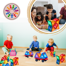 Carica l&#39;immagine nel visualizzatore di Gallery, Blocchi da costruzione magnetici educativi - Ozerty

