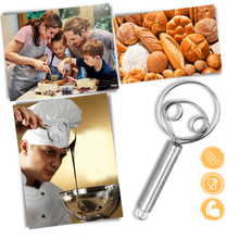 Carica l&#39;immagine nel visualizzatore di Gallery, Frusta per impasto danese in acciaio inossidabile - Ozerty
