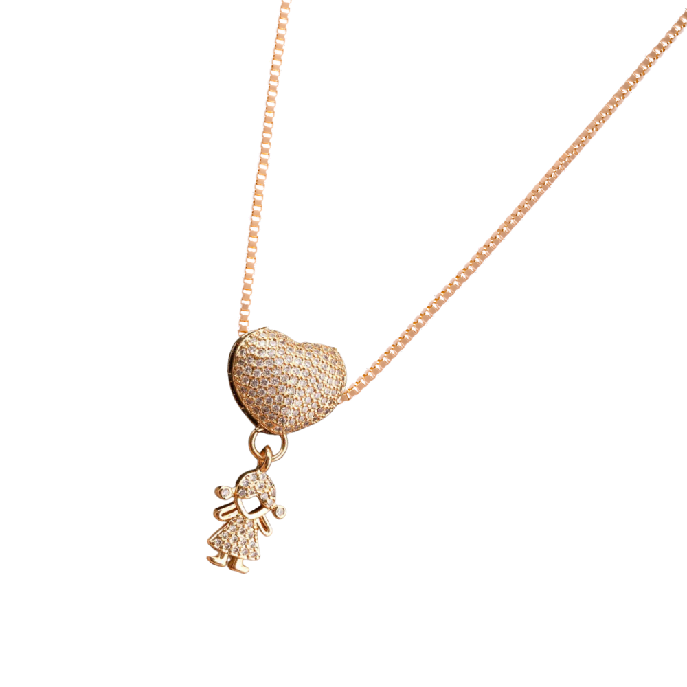Elegante collana con charm per la mamma