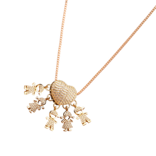 Carica l&#39;immagine nel visualizzatore di Gallery, Elegante collana con charm per la mamma -2 Ragazze 3 Ragazzi - Ozerty
