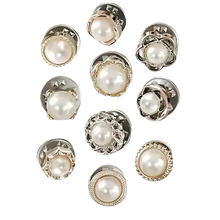 Carica l&#39;immagine nel visualizzatore di Gallery, Eleganti spille a bottone senza cuciture -Perle - Ozerty
