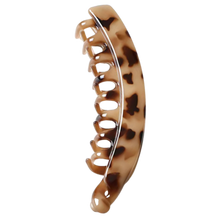 Carica l&#39;immagine nel visualizzatore di Gallery, Elegante Fermaglio per Coda di Cavallo -Guscio di tartaruga Beige - Ozerty
