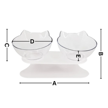 Carica l&#39;immagine nel visualizzatore di Gallery, Ciotola comfort rialzata per gatti - Ozerty
