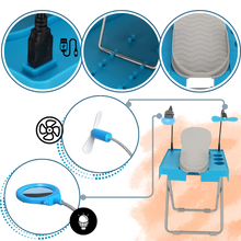 Carica l&#39;immagine nel visualizzatore di Gallery, Poggiapiedi Ergonomico con LED per la Pedicure - Ozerty
