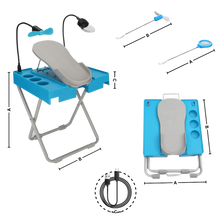 Carica l&#39;immagine nel visualizzatore di Gallery, Poggiapiedi Ergonomico con LED per la Pedicure - Ozerty
