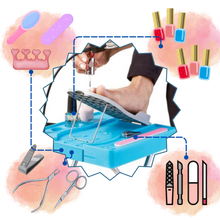 Carica l&#39;immagine nel visualizzatore di Gallery, Poggiapiedi Ergonomico con LED per la Pedicure - Ozerty
