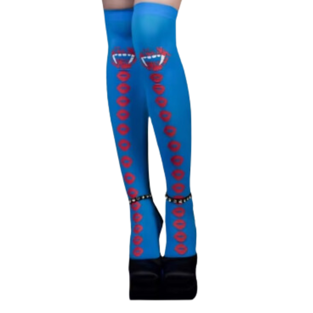 Calze Compressori con Design Festivi per Halloween -Gambe infestate - Ozerty