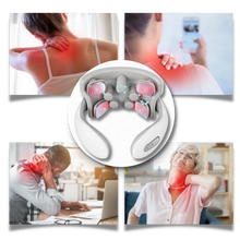 Carica l&#39;immagine nel visualizzatore di Gallery, Massaggiatore per collo e spalle a quattro teste - Ozerty
