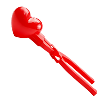 Carica l&#39;immagine nel visualizzatore di Gallery, Stampo per riso Sushi con design divertenti -Cuore/Rosso - Ozerty
