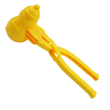 Carica l&#39;immagine nel visualizzatore di Gallery, Stampo per riso Sushi con design divertenti -Pupazzo di neve/Giallo - Ozerty
