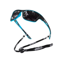 Carica l&#39;immagine nel visualizzatore di Gallery, Occhiali da sole Glare Guard Pro -Nero e blu - Ozerty
