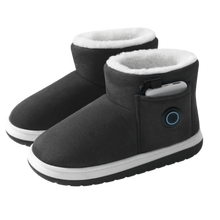 Carica l&#39;immagine nel visualizzatore di Gallery, Scarpe Termiche in Cotone Riscaldate con Grafene -Nero - Ozerty
