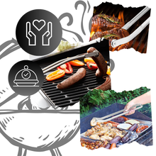 Carica l&#39;immagine nel visualizzatore di Gallery, Pinze per barbecue resistenti al calore - Ozerty
