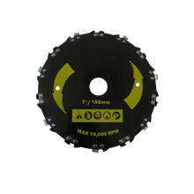 Carica l&#39;immagine nel visualizzatore di Gallery, Testina di taglio in acciaio ad alto numero di giri -180 mm - Ozerty
