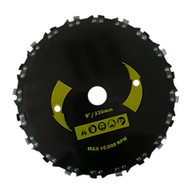 Carica l&#39;immagine nel visualizzatore di Gallery, Testina di taglio in acciaio ad alto numero di giri -230 mm - Ozerty
