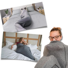 Carica l&#39;immagine nel visualizzatore di Gallery, Coperta indossabile per dormire con cappuccio - Ozerty
