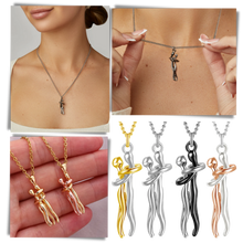 Carica l&#39;immagine nel visualizzatore di Gallery, Collana per coppia Abbraccio d&#39;Amore - Ozerty
