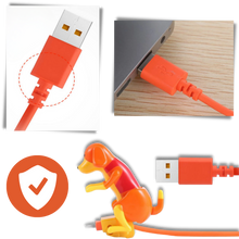 Carica l&#39;immagine nel visualizzatore di Gallery, Cavo di ricarica rapida con cane saltellante - Ozerty
