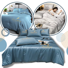 Carica l&#39;immagine nel visualizzatore di Gallery, Copripiumino in morbida seta di ghiaccio - Ozerty
