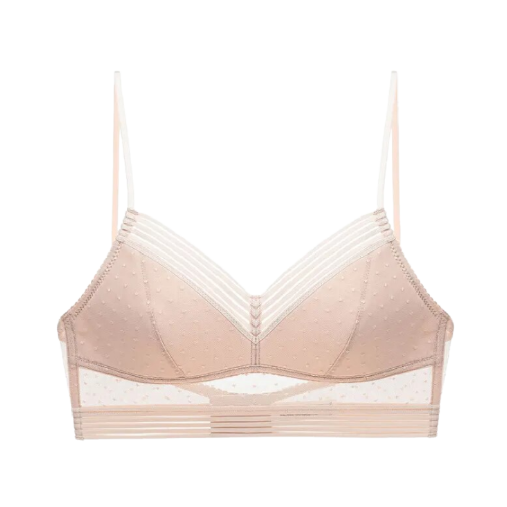 Reggiseno invisibile in pizzo per uno stile senza cuciture -Beige/SBeige/MBeige/LBeige/XLBeige/XXL - Ozerty