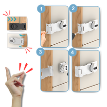 Carica l&#39;immagine nel visualizzatore di Gallery, Serratura per armadietti a installazione rapida senza chiave - Ozerty
