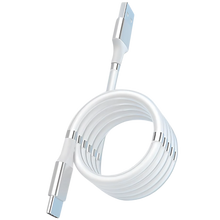 Carica l&#39;immagine nel visualizzatore di Gallery, Cavo USB magnetico flessibile -Bianco - Ozerty
