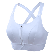 Carica l&#39;immagine nel visualizzatore di Gallery, Reggiseno Sportivo Racerback a Massimo Supporto -Bianco/SBianco/MBianco/LBianco/XLBianco/2XLBianco/3XLBianco/4XLBianco/5XL - Ozerty
