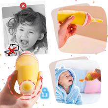 Carica l&#39;immagine nel visualizzatore di Gallery, Biberon anti-perdita con cucchiaio in silicone - Ozerty

