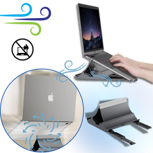 Carica l&#39;immagine nel visualizzatore di Gallery, Supporto Verticale Multifunzionale per Computer Portatile - Ozerty
