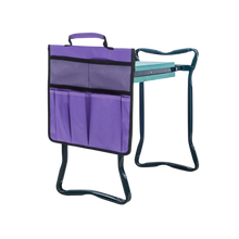 Carica l&#39;immagine nel visualizzatore di Gallery, Inginocchiatoio multiuso per il giardinaggio -Viola - Ozerty
