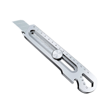 Carica l&#39;immagine nel visualizzatore di Gallery, Taglierina multiuso retrattile per scatole -Nero - Ozerty
