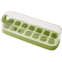 Carica l&#39;immagine nel visualizzatore di Gallery, Vassoi per cubetti di ghiaccio in silicone antiaderente -Verde/14 griglie - Ozerty
