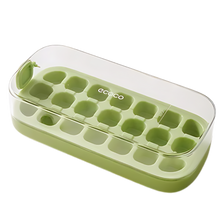 Carica l&#39;immagine nel visualizzatore di Gallery, Vassoi per cubetti di ghiaccio in silicone antiaderente -Verde/21 griglie - Ozerty
