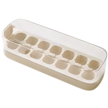 Carica l&#39;immagine nel visualizzatore di Gallery, Vassoi per cubetti di ghiaccio in silicone antiaderente -Bianco/14 griglie - Ozerty
