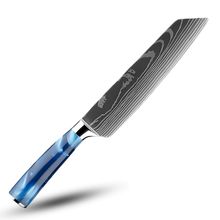 Carica l&#39;immagine nel visualizzatore di Gallery, Coltelli giapponesi Blu Oceano -Coltello Kiritsuke - Coltello da chef 19 cm - Ozerty
