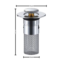 Carica l&#39;immagine nel visualizzatore di Gallery, Tappo per lavello pop-up per l&#39;isolamento degli odori
