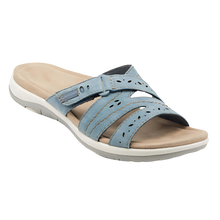 Carica l&#39;immagine nel visualizzatore di Gallery, Sandali con Punta Aperta e Soletta Ortopedica -Blu - Ozerty
